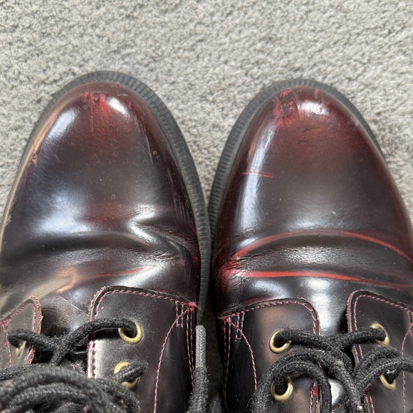 Dr. Martens Burgundy Ankle Boots - Picture 6 of 7